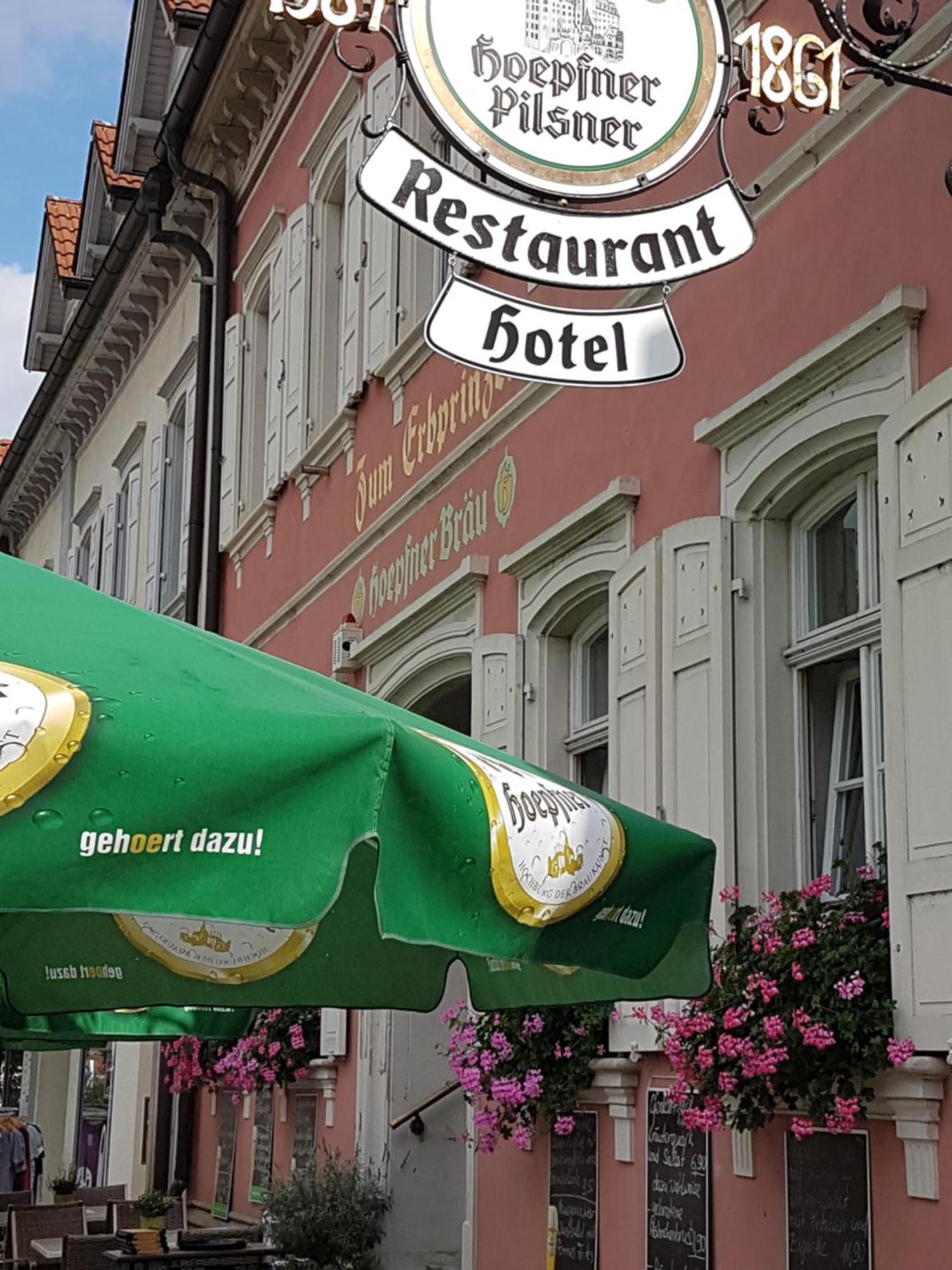 Hotel Restaurant Erbprinz Walldorf Eksteriør bilde